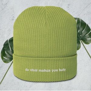 100% Organic Cotton Beanie - Scripture Quote